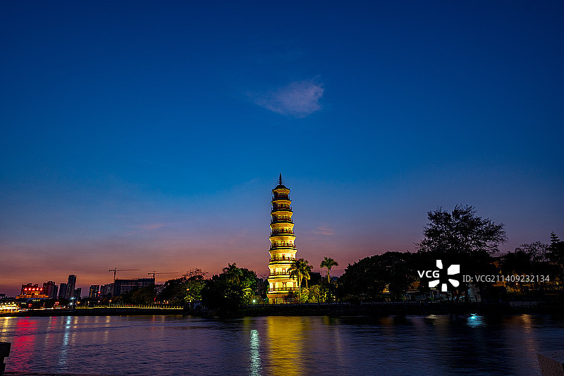 东莞万江金鳌塔图片素材