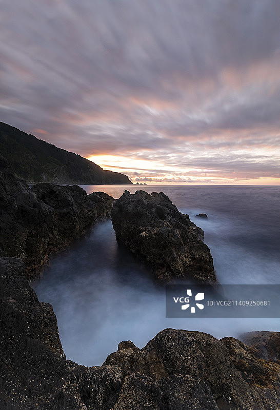 光与影的瞬间，葡萄牙马德拉图片素材