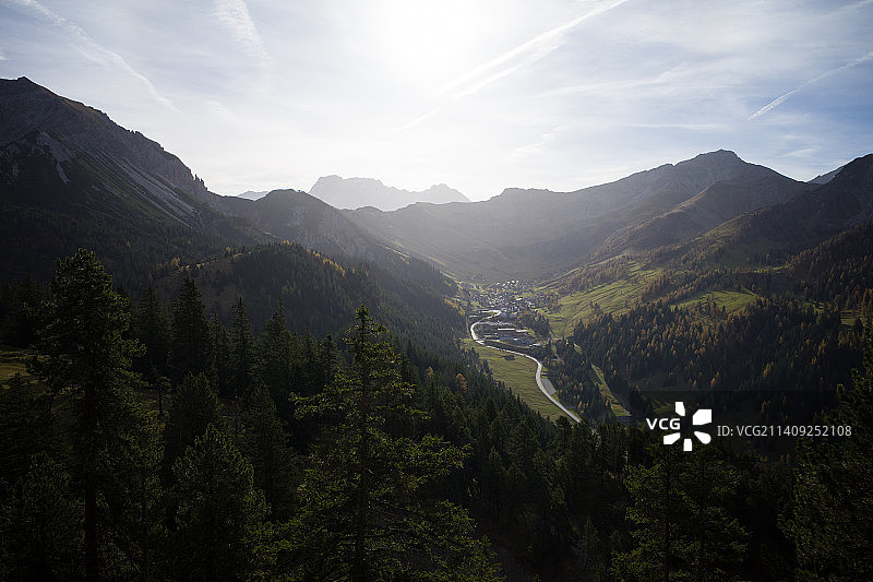 列支敦士登山区风光图片素材