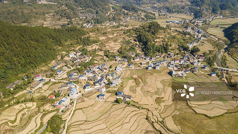 贵州岑巩：田园乡村景色美图片素材