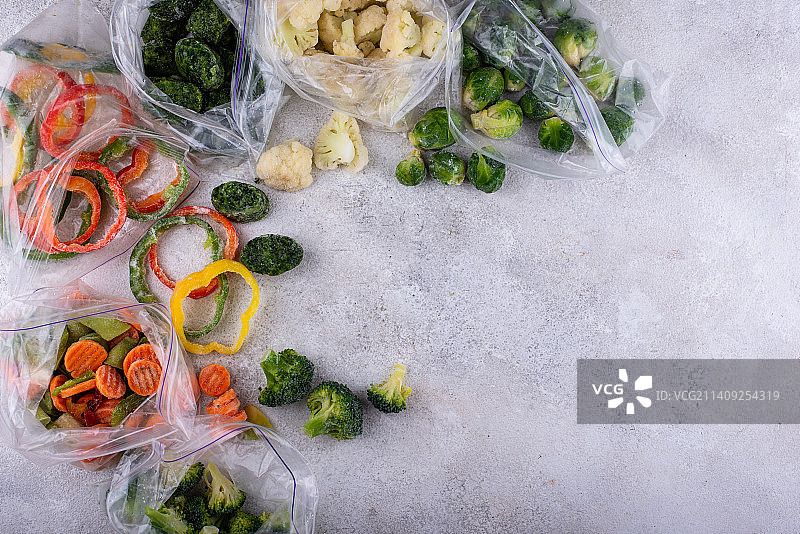 餐桌蔬菜俯视图图片素材