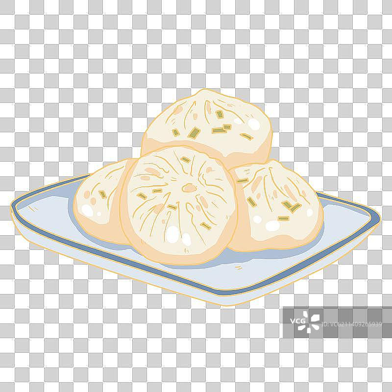 国潮风美食素材包子图片素材