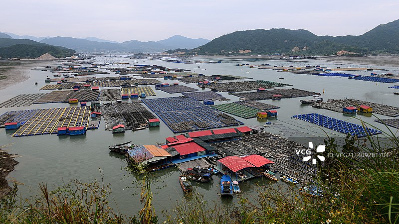 东安渔排图片素材