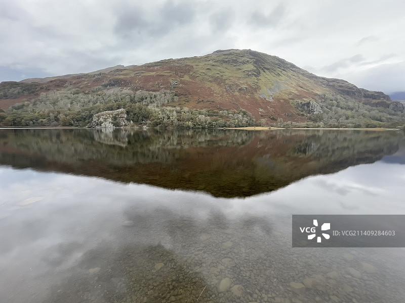 英国兰沃索尔湖光山色风光图片素材