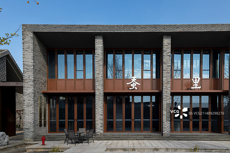 苏州运河十景：浒墅关古镇，浒墅关大码头特色民国建筑风光。图片素材