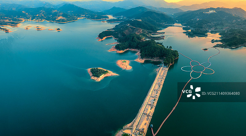 宁德翠屏湖图片素材