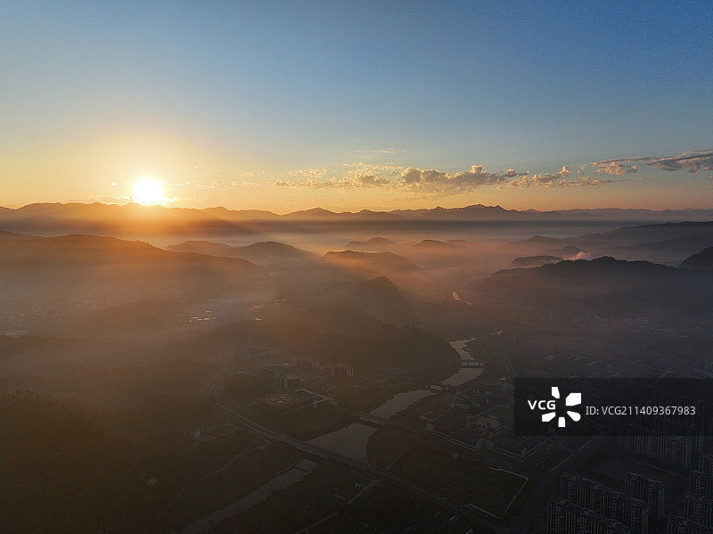 江南浙江绍兴诸暨 古镇枫桥水墨早晨图片素材