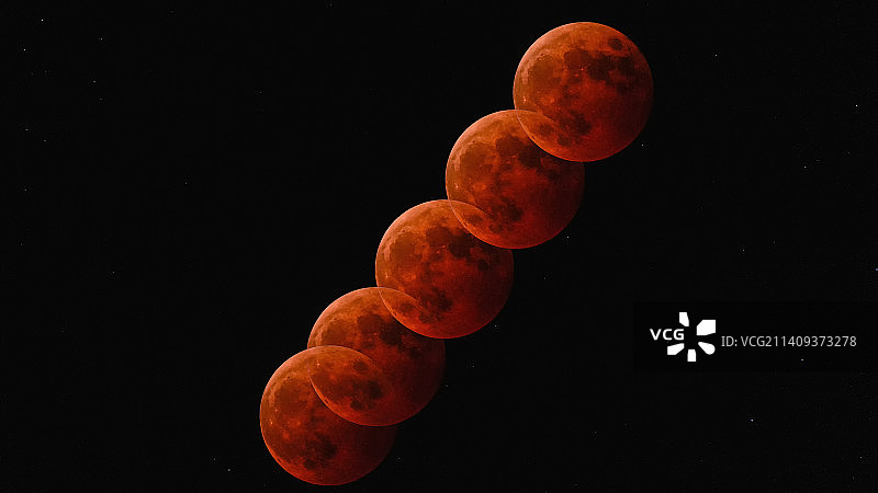 2022年11月8日＿血月  月全食图片素材