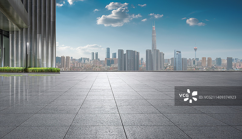 金属质感室内广场成都地标建筑天际线图片素材