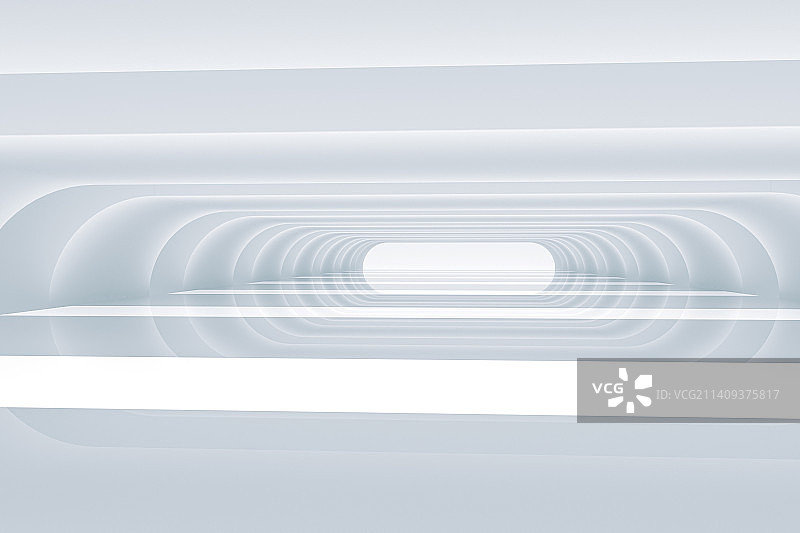 3D抽象白色几何空间背景图片素材