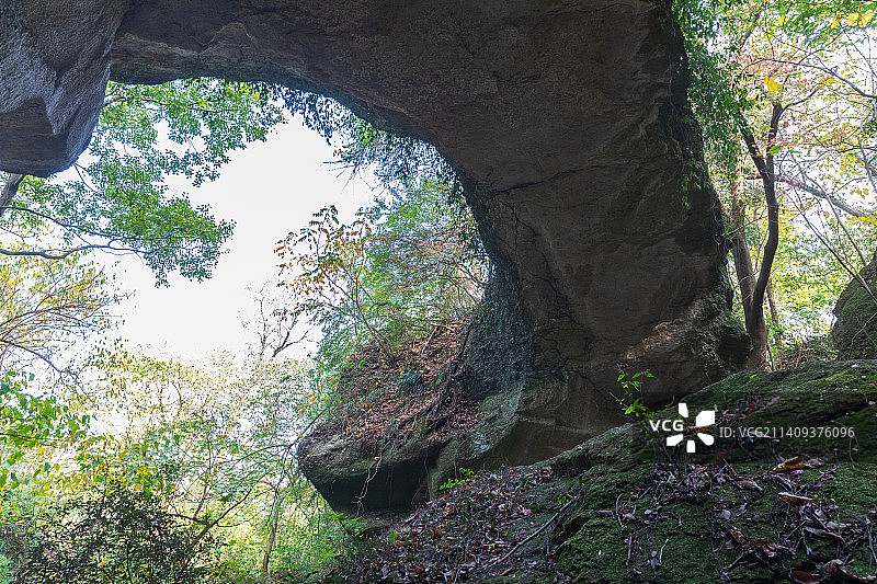 南京溧水-无想山洞壁琴音图片素材