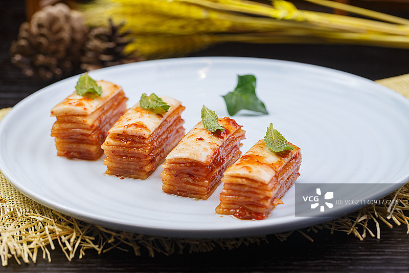 韩式酸辣白菜图片素材