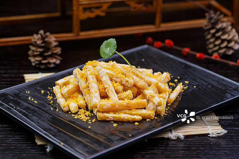 咸蛋黄焗南瓜图片素材