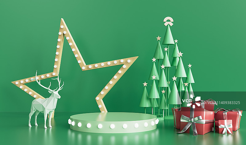 C4D格式的创意圣诞节图片素材