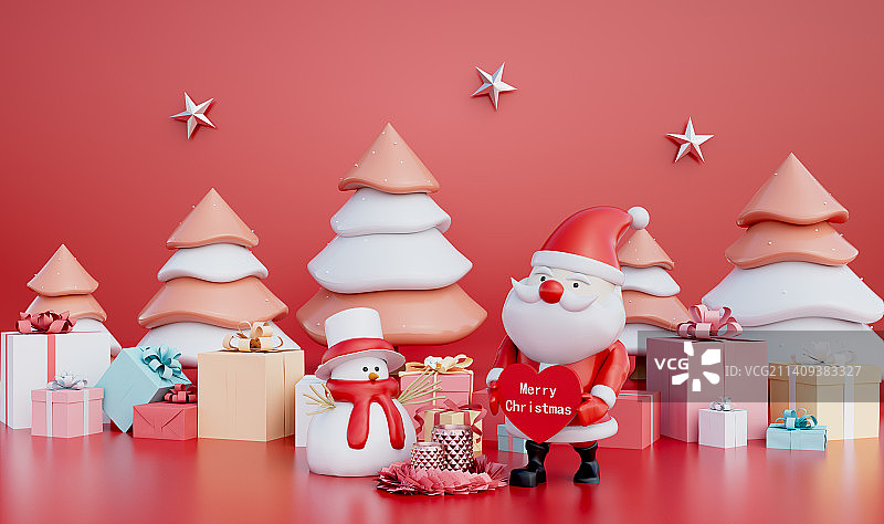 C4D格式的创意圣诞节图片素材