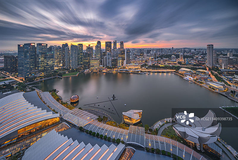 狮城全景图片素材