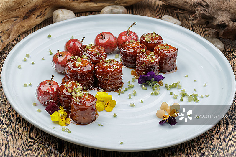 川味香辣九转大肠图片素材