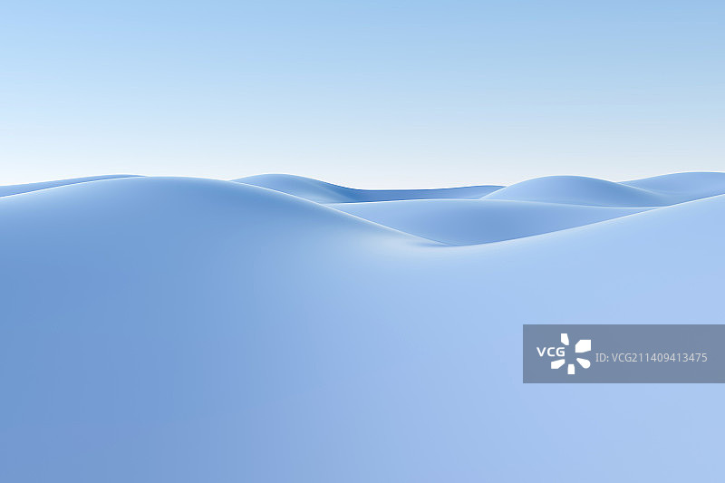 3D渲染蓝色波纹图片素材