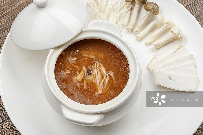 山珍菌羹（素佛跳墙）图片素材