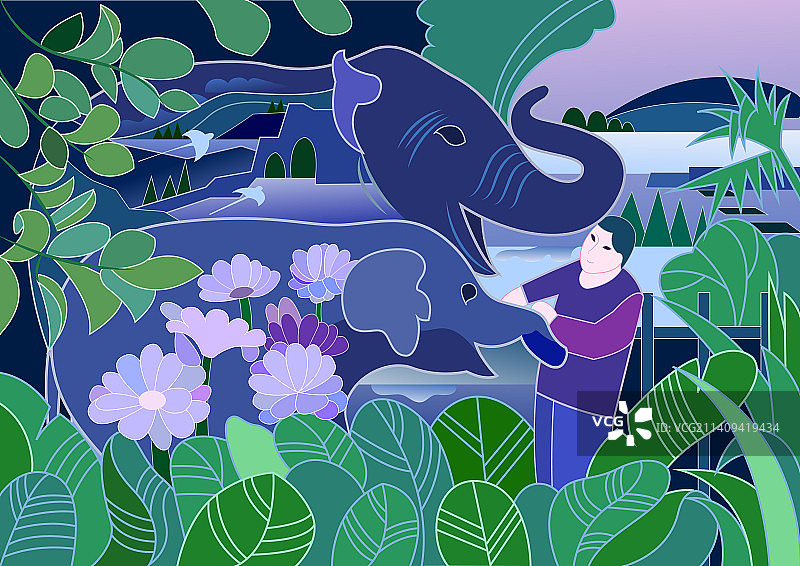 保护动物日图片素材