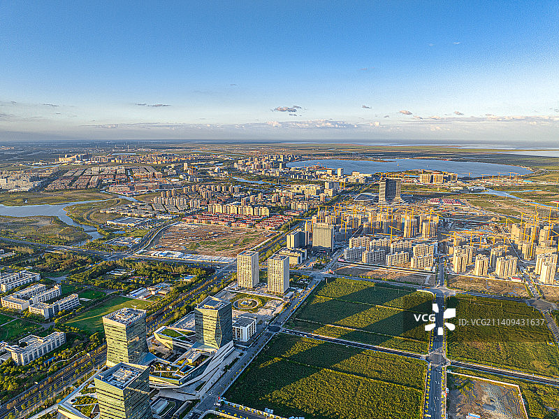 临港科技城103片区 从创晶科技中心到滴水湖 海港大道图片素材