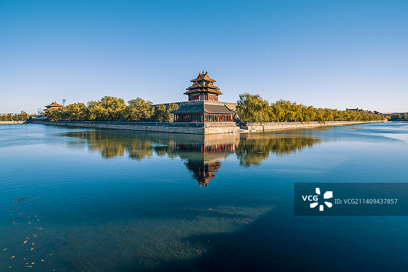 秋意浓浓的紫禁城图片素材