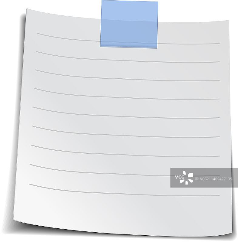 带线条的纸质便签真实模型图片素材