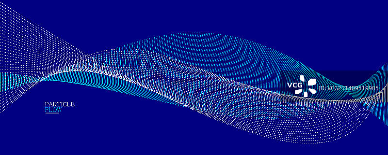 深蓝色抽象背景流动波浪图片素材