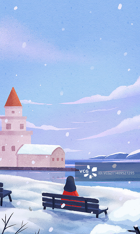 二十四节气之小雪大雪图片素材