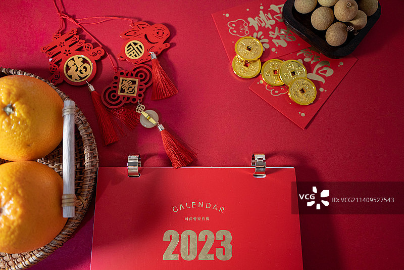 2023年新年兔年春节图片素材