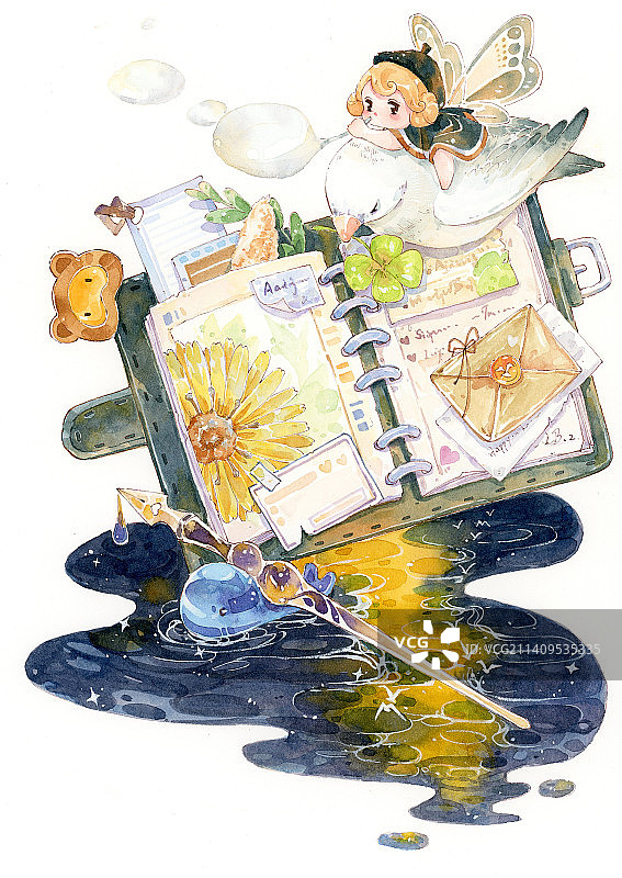 《精灵的手账》图片素材