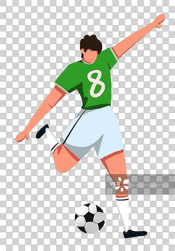 手绘球员图片素材