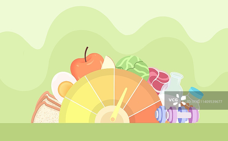 健康减脂食物食谱图片素材