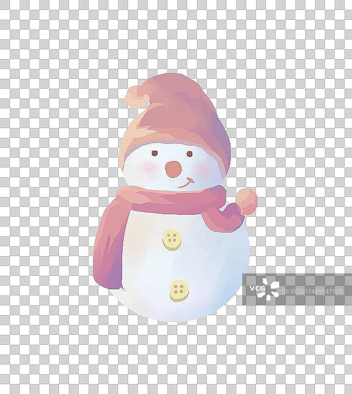 可爱的雪人图片素材