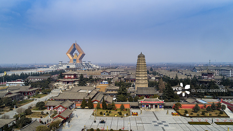 陕西法门寺风光图片素材
