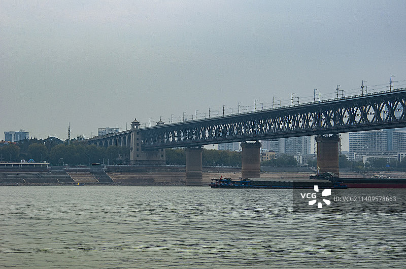武汉长江大桥图片素材