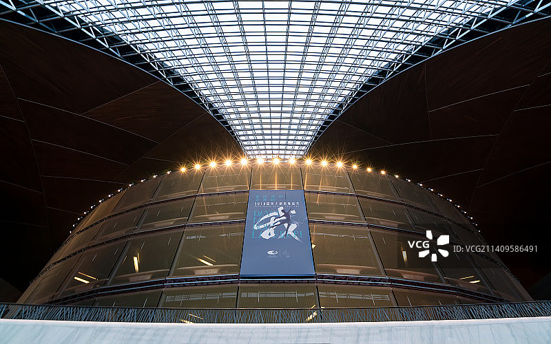 北京国家大剧院顶棚图片素材