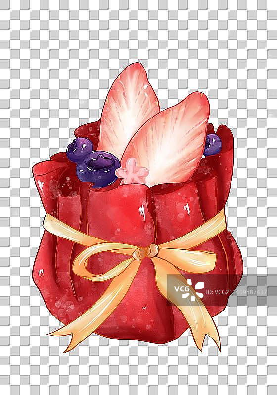 下午茶冰皮蛋糕图片素材