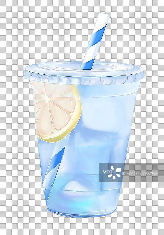 海盐苏打水饮品图片素材