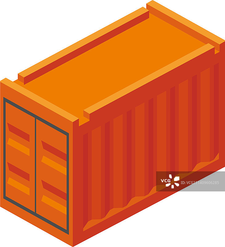 2.5D货运集装箱图片素材