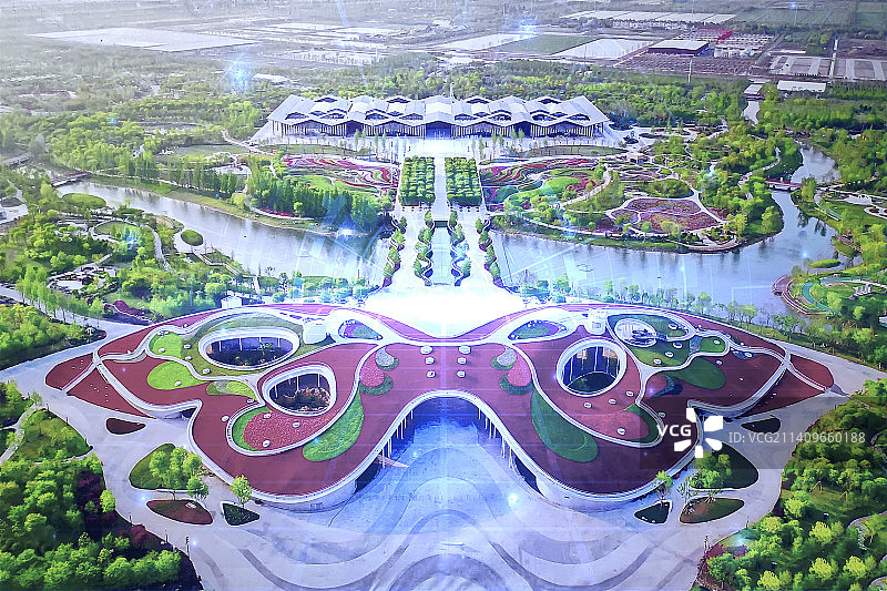 上海花博会大数据概念图片素材