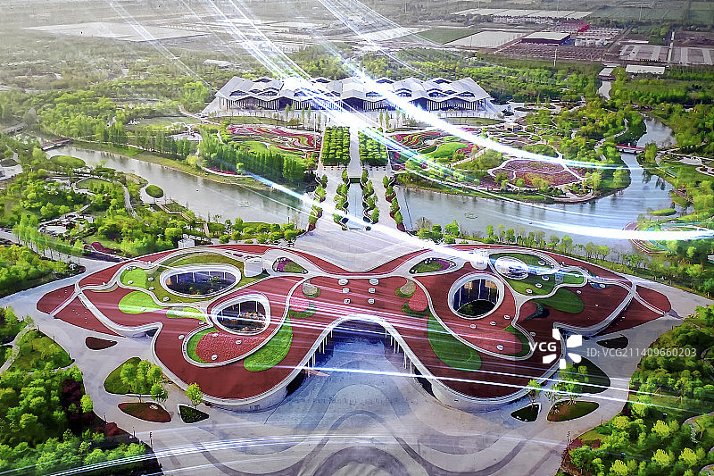 上海花博会大数据概念图片素材