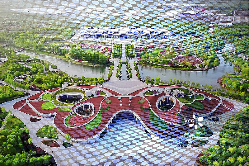 上海花博会大数据概念图片素材