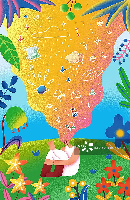 创意扁平商业插画图片素材