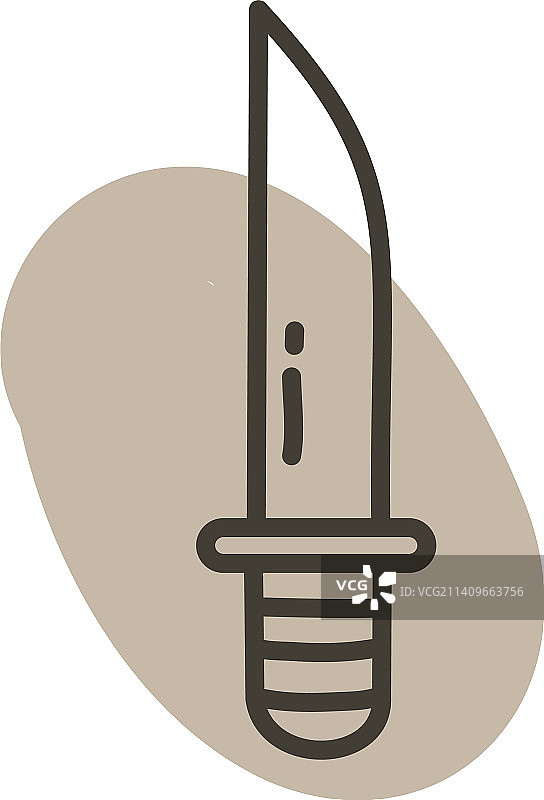 白色背景上的犯罪刀具图片素材