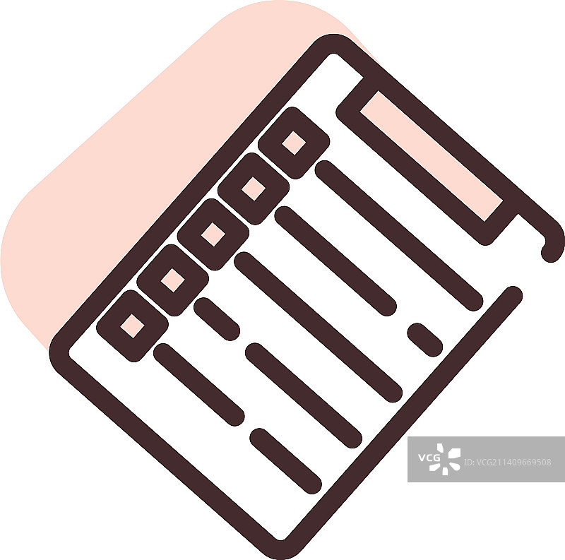 白色背景上的运输清单图片素材