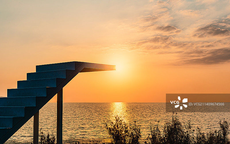 江苏苏州太湖金庭西山岛屿村庄秋天自然风光图片素材