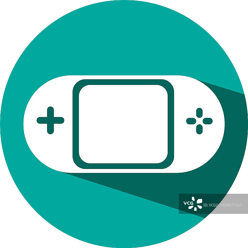 白色背景上的游戏手柄图片素材