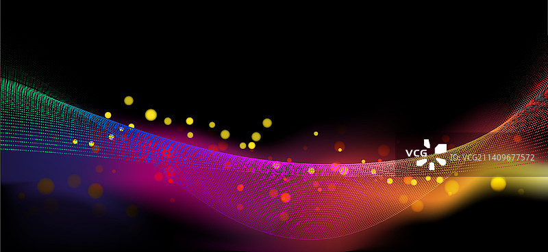炫彩商务科技背景矢量素材图片素材