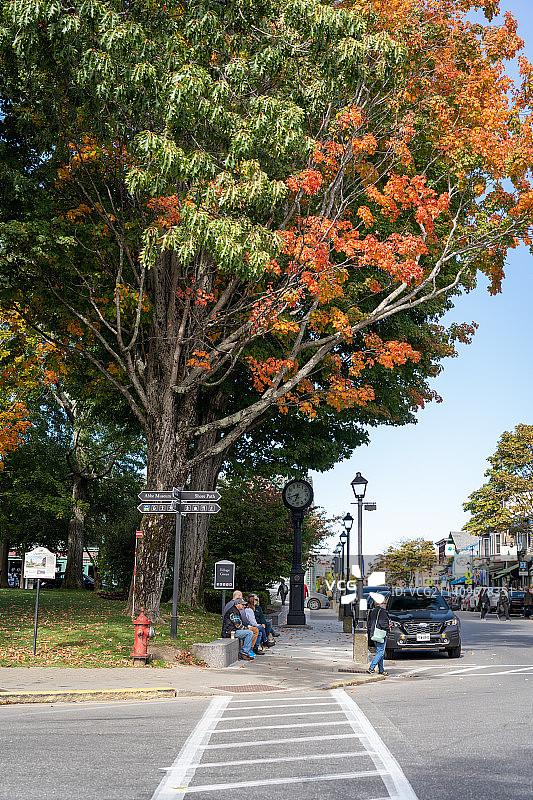 小镇时光图片素材